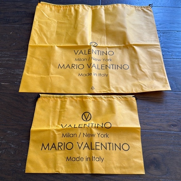 Yellow Valentino Dust Bags (one large and one small) - Picture 1 of 4